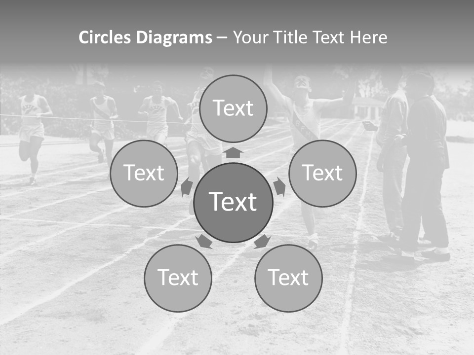 Athlete Thrill Smile PowerPoint Template