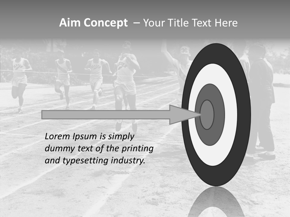 Athlete Thrill Smile PowerPoint Template