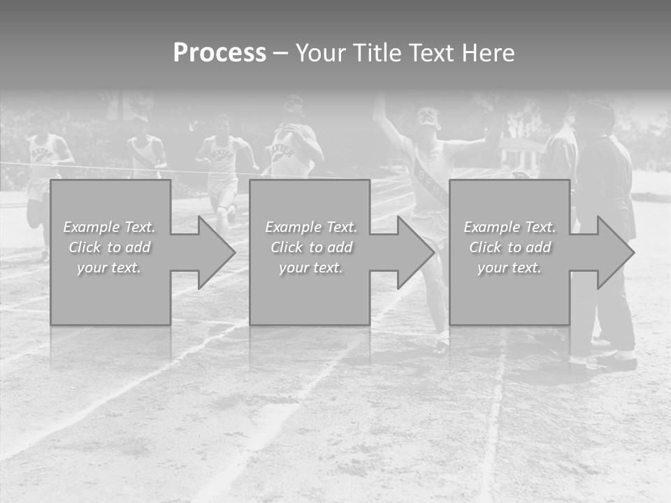 Athlete Thrill Smile PowerPoint Template