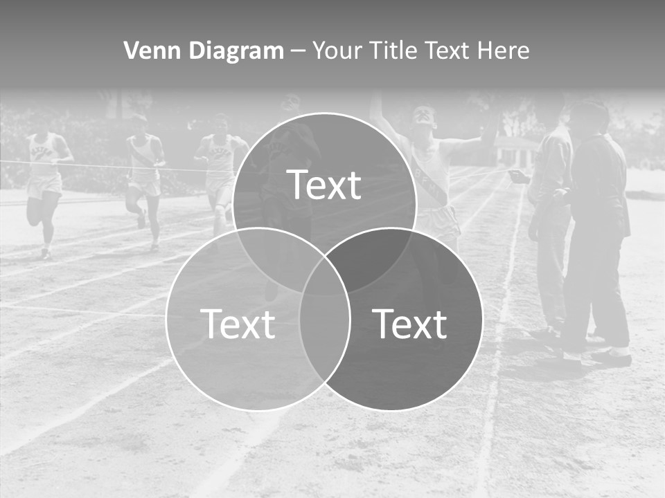 Athlete Thrill Smile PowerPoint Template