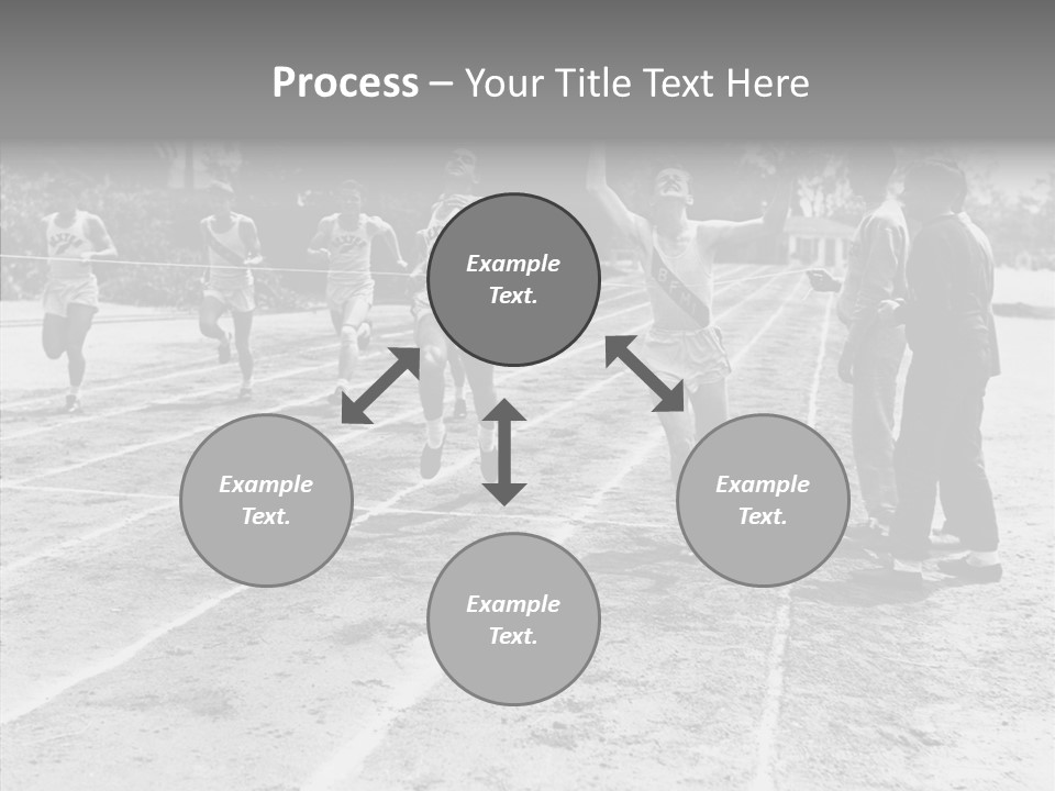 Athlete Thrill Smile PowerPoint Template