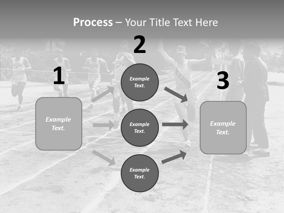 Athlete Thrill Smile PowerPoint Template