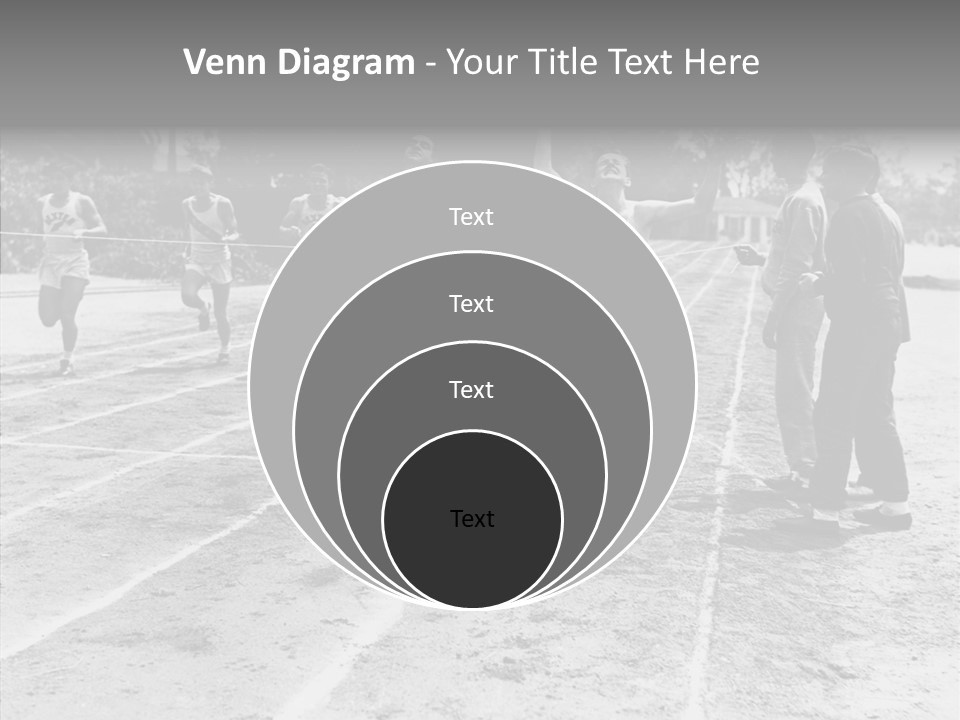 Athlete Thrill Smile PowerPoint Template