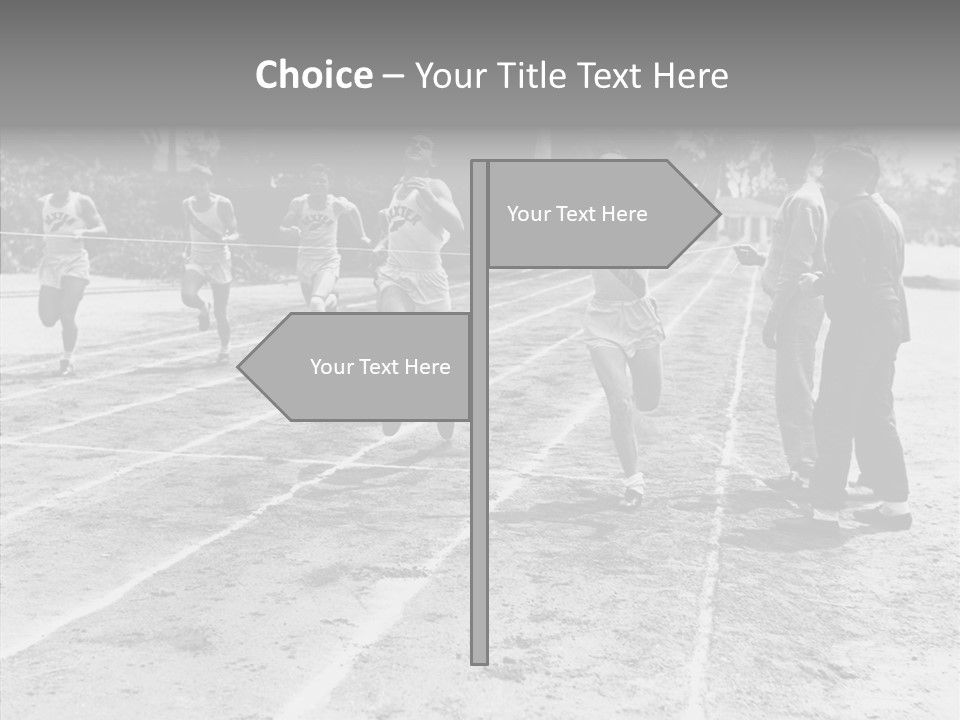 Athlete Thrill Smile PowerPoint Template