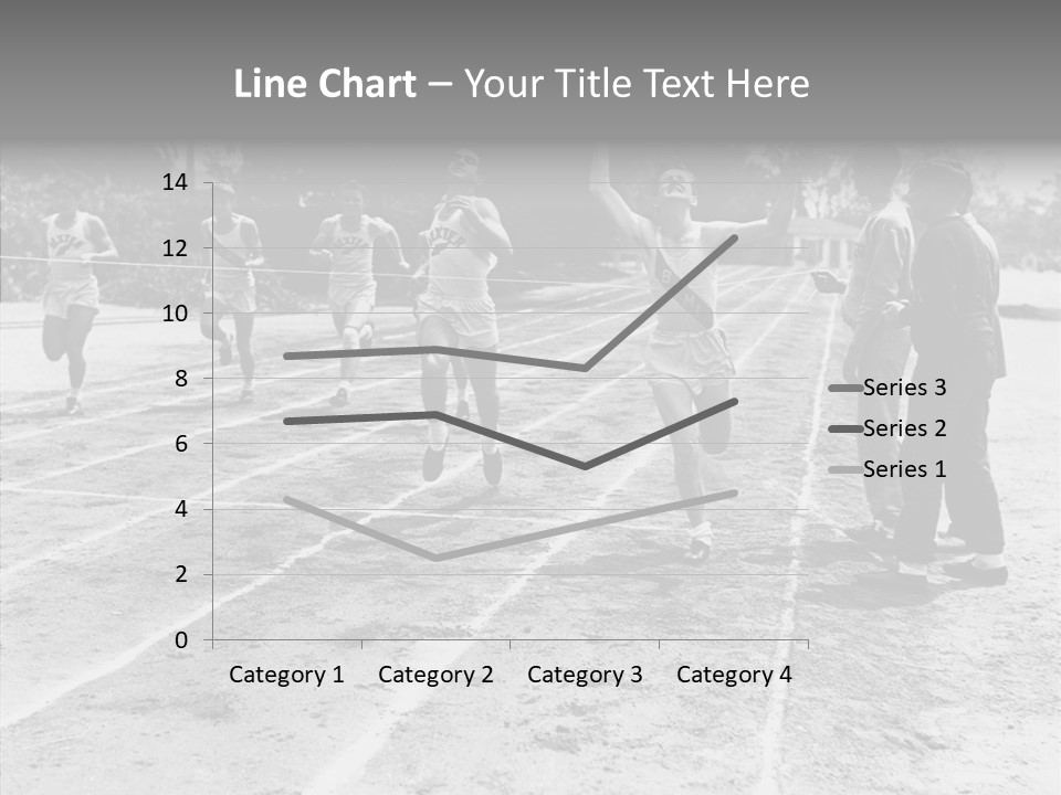 Athlete Thrill Smile PowerPoint Template