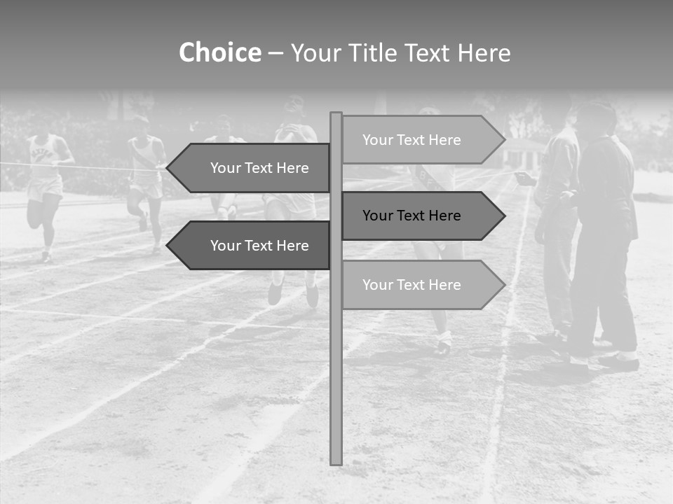 Athlete Thrill Smile PowerPoint Template