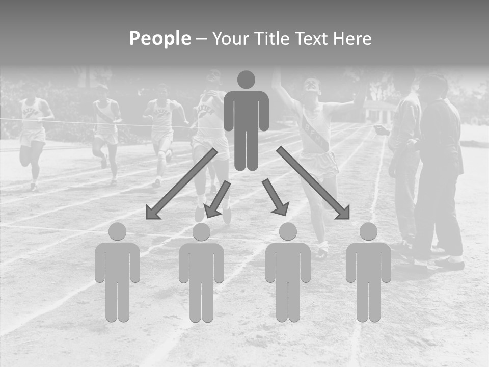 Athlete Thrill Smile PowerPoint Template