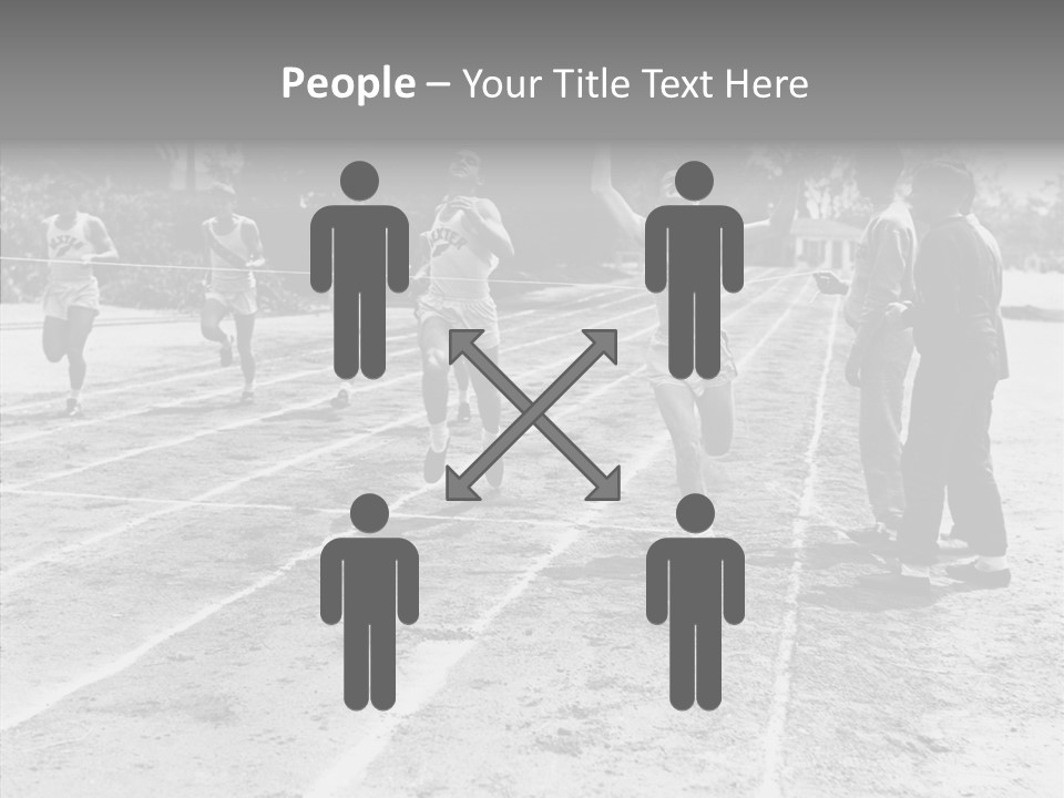 Athlete Thrill Smile PowerPoint Template