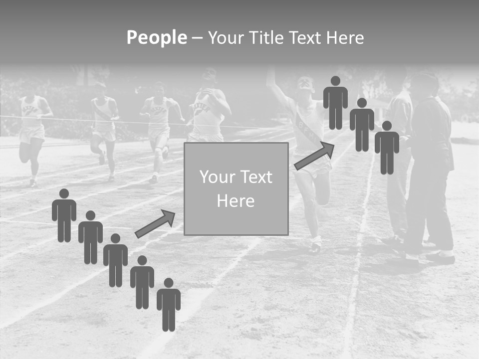 Athlete Thrill Smile PowerPoint Template