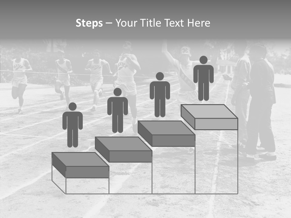 Athlete Thrill Smile PowerPoint Template