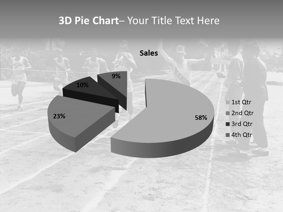 Athlete Thrill Smile PowerPoint Template