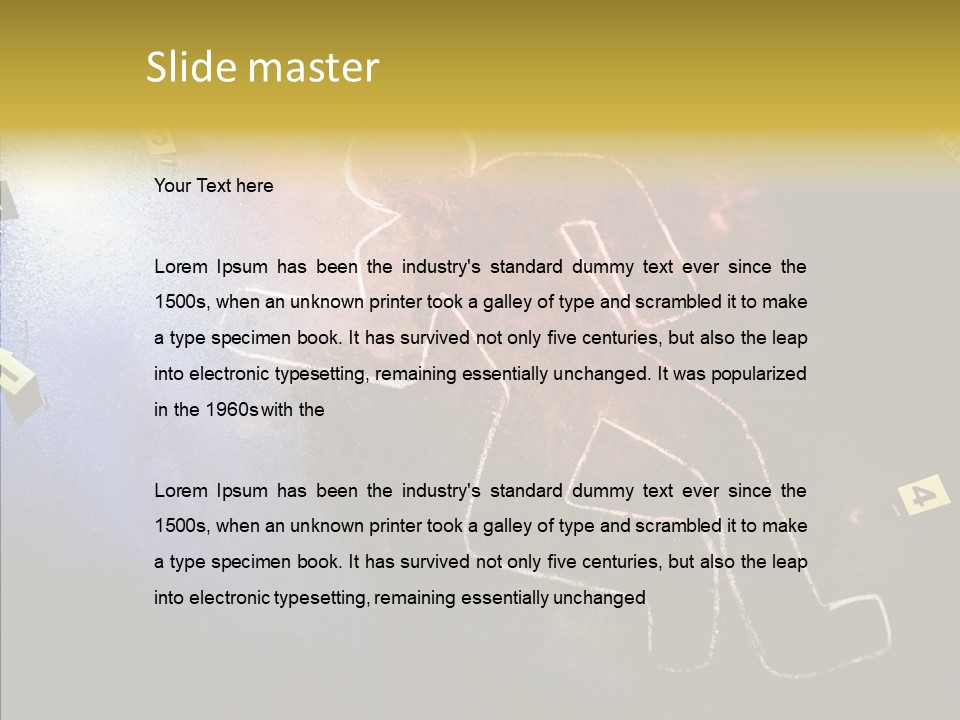 Policeman Silhouette Officer PowerPoint Template