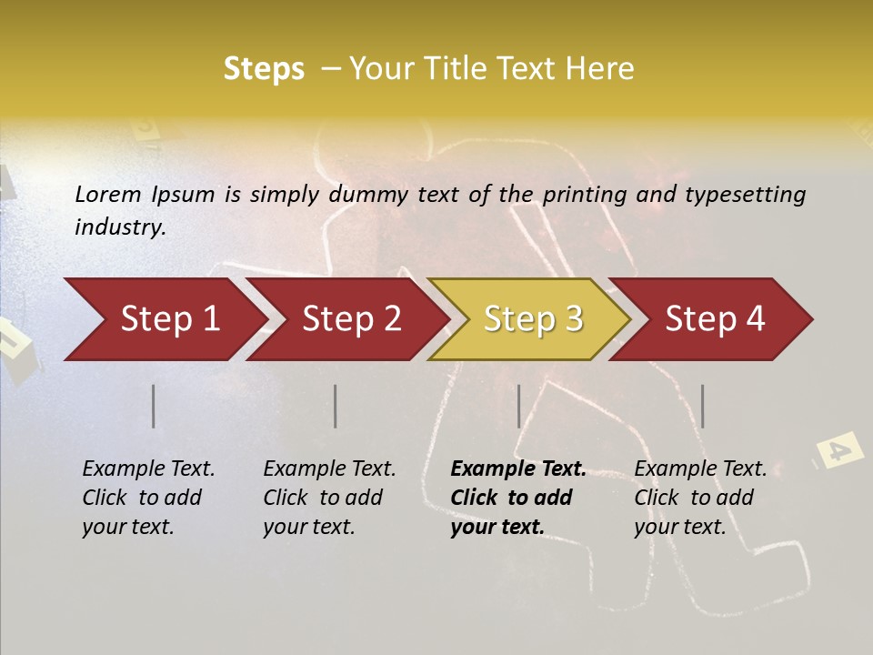 Policeman Silhouette Officer PowerPoint Template
