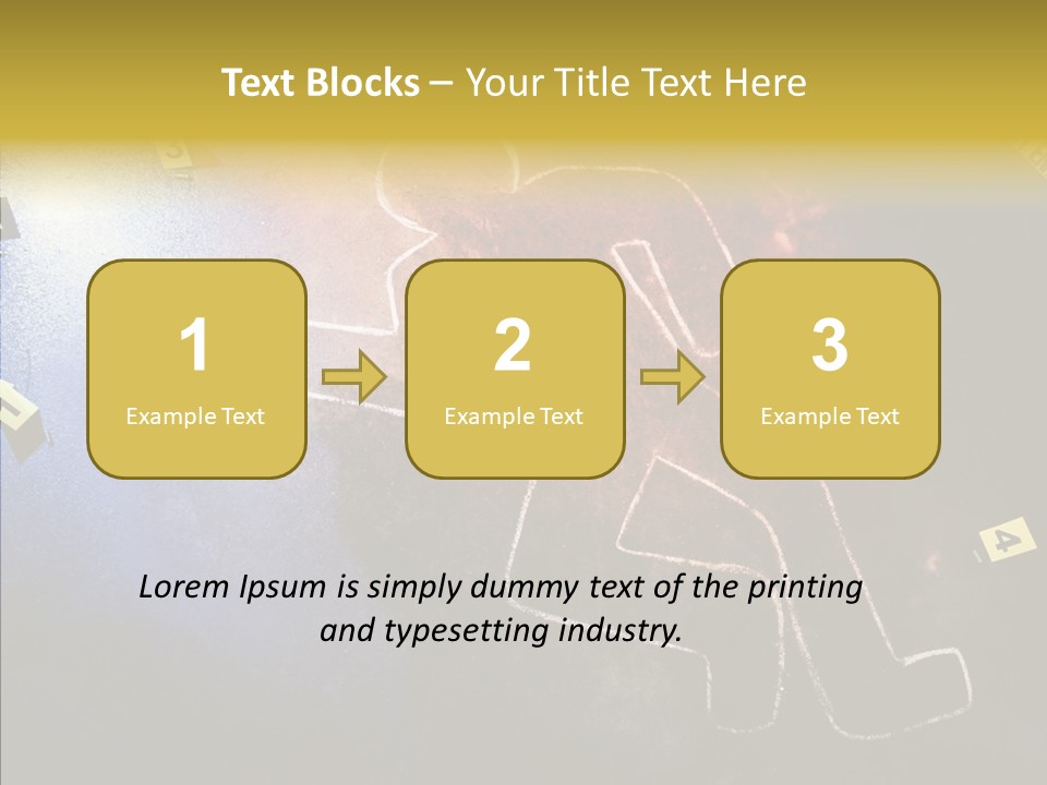 Policeman Silhouette Officer PowerPoint Template