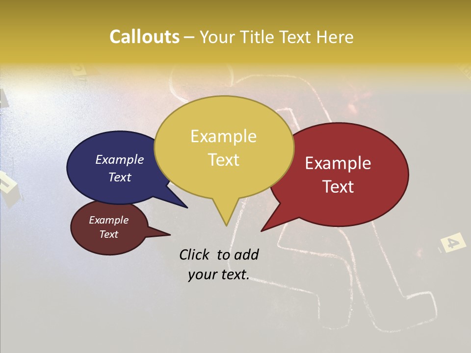 Policeman Silhouette Officer PowerPoint Template