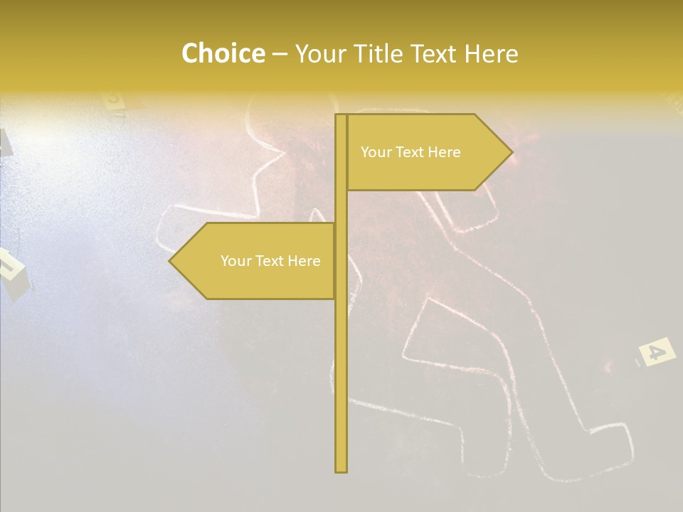 Policeman Silhouette Officer PowerPoint Template