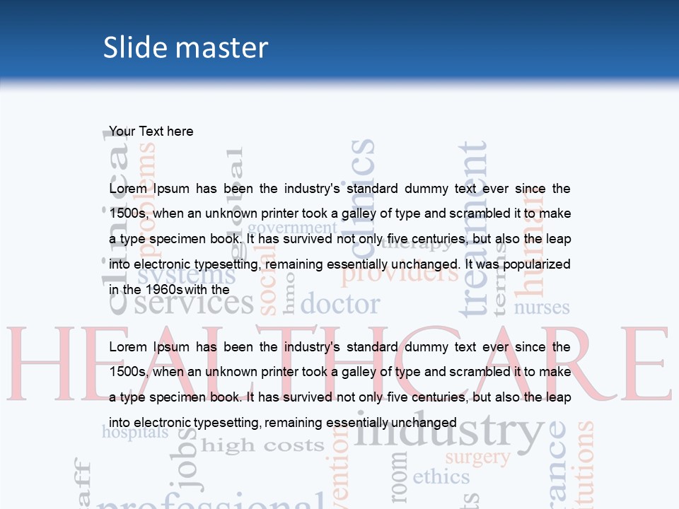 Systems Word Industry PowerPoint Template