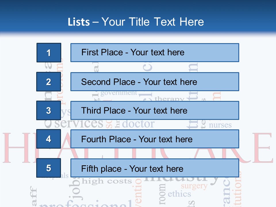 Systems Word Industry PowerPoint Template