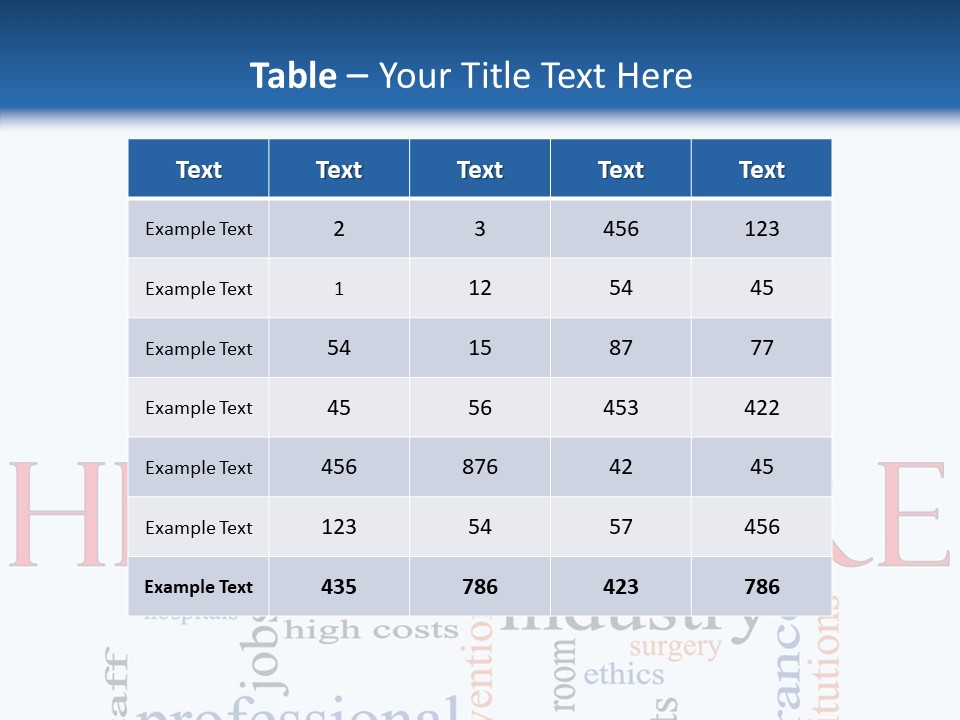 Systems Word Industry PowerPoint Template