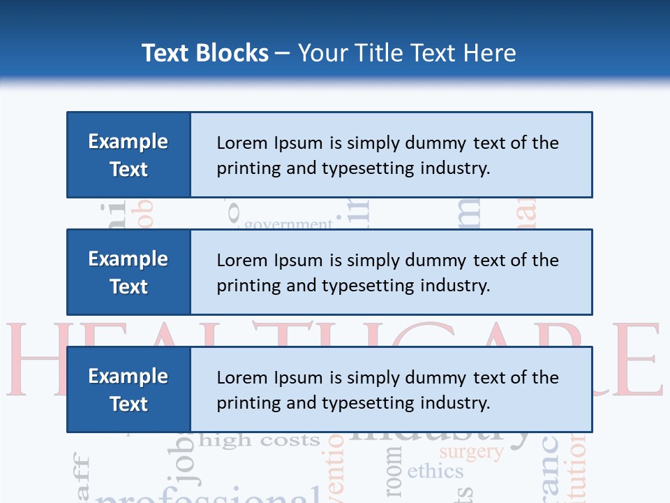 Systems Word Industry PowerPoint Template