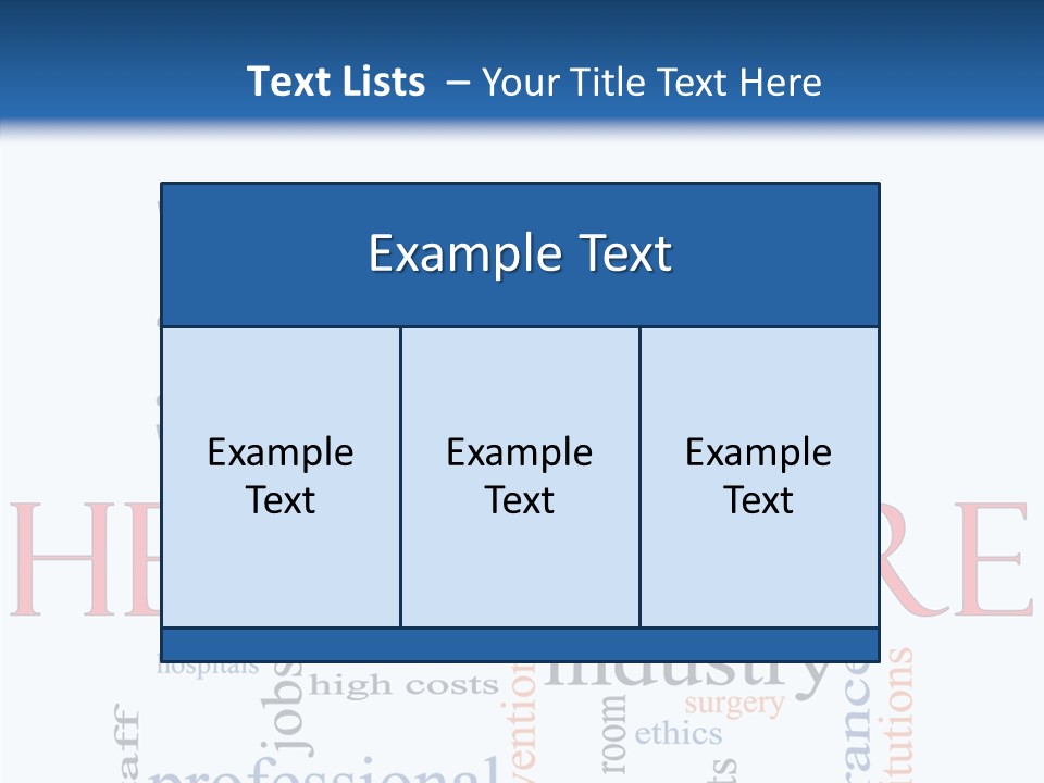 Systems Word Industry PowerPoint Template