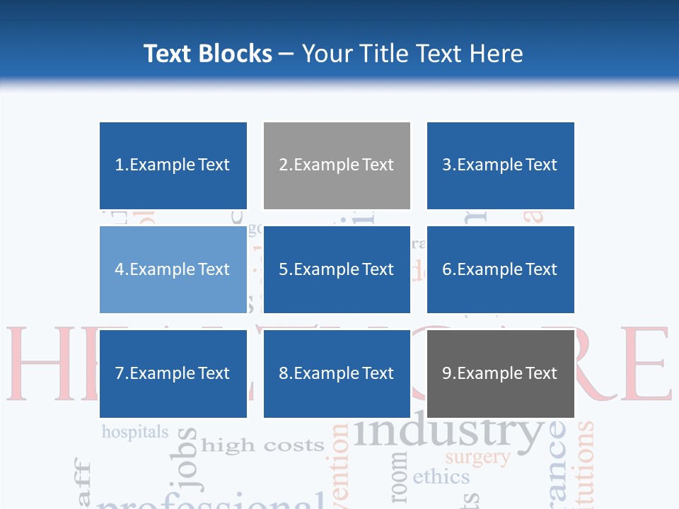 Systems Word Industry PowerPoint Template