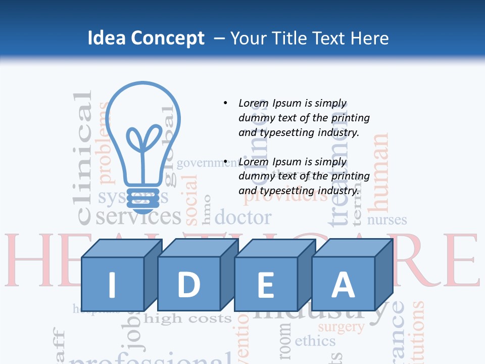 Systems Word Industry PowerPoint Template