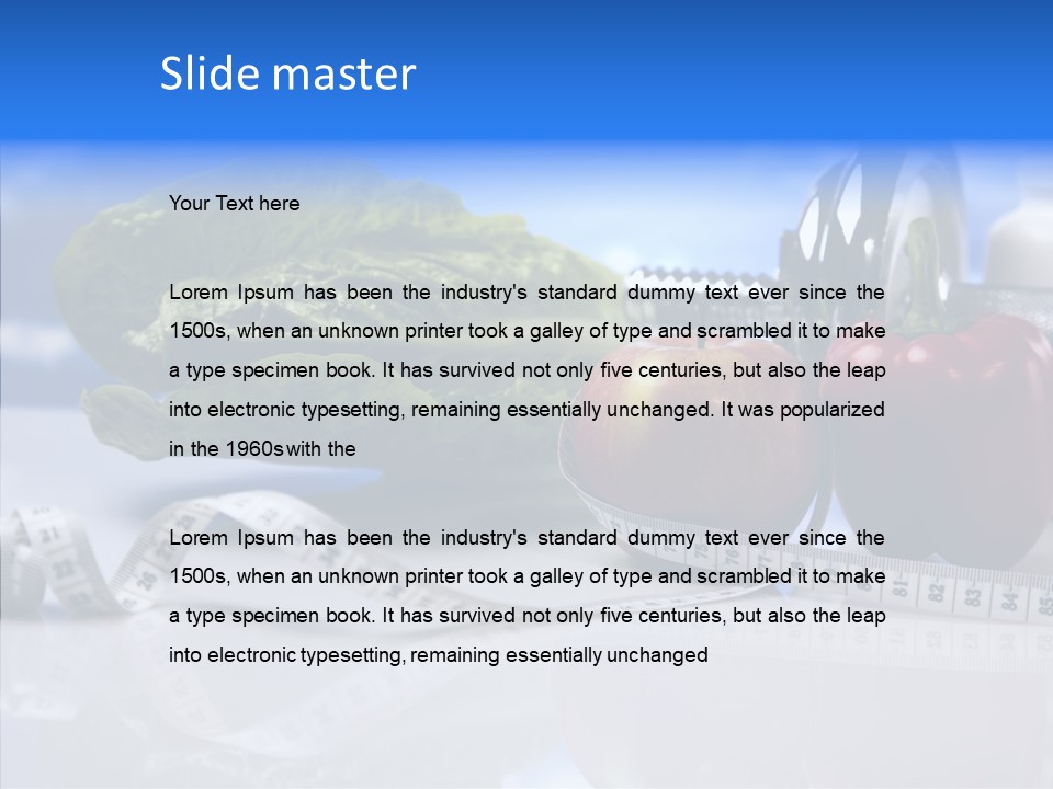 Care Size Energy PowerPoint Template