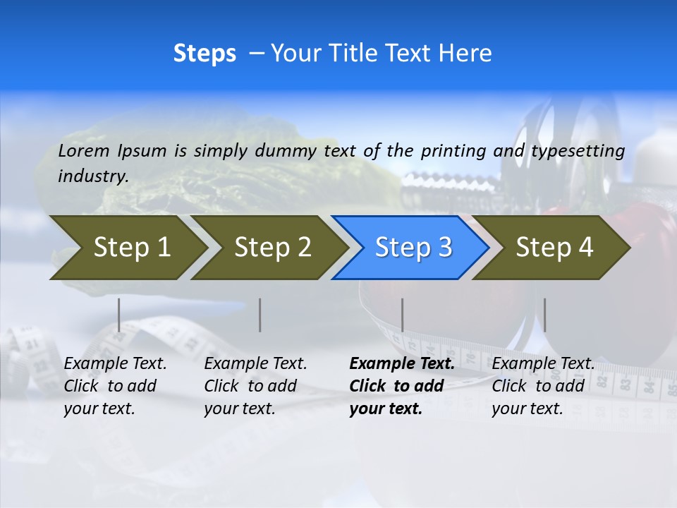 Care Size Energy PowerPoint Template