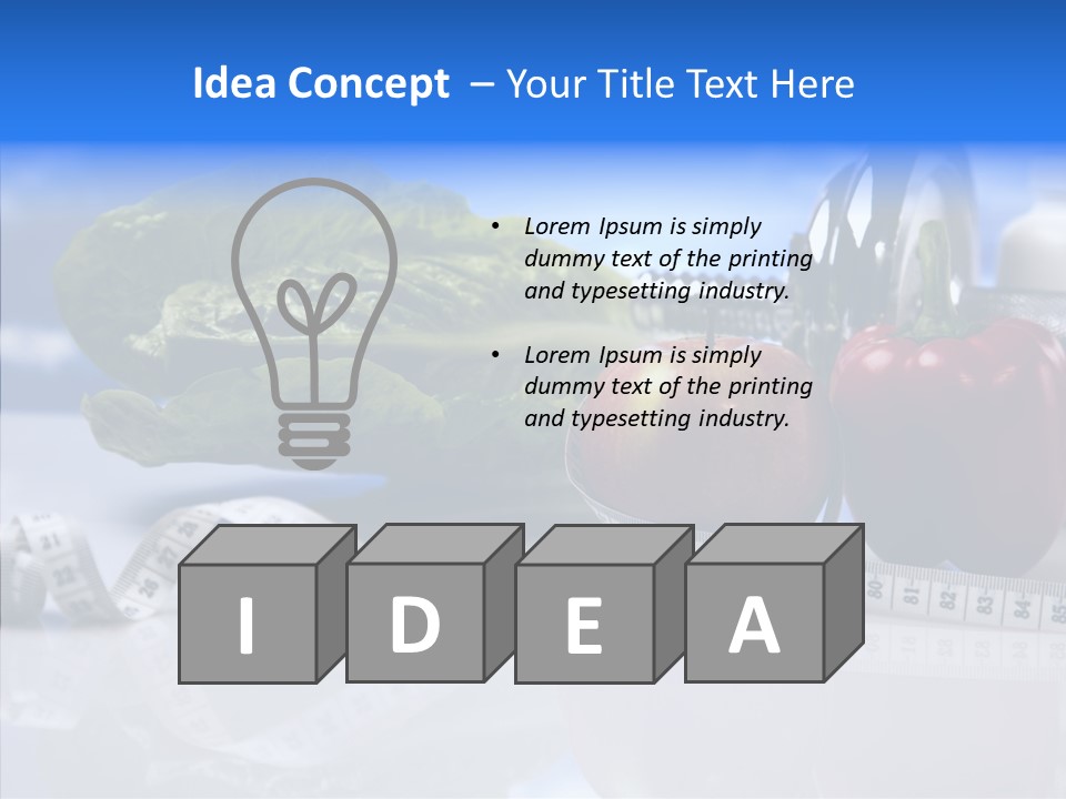 Care Size Energy PowerPoint Template