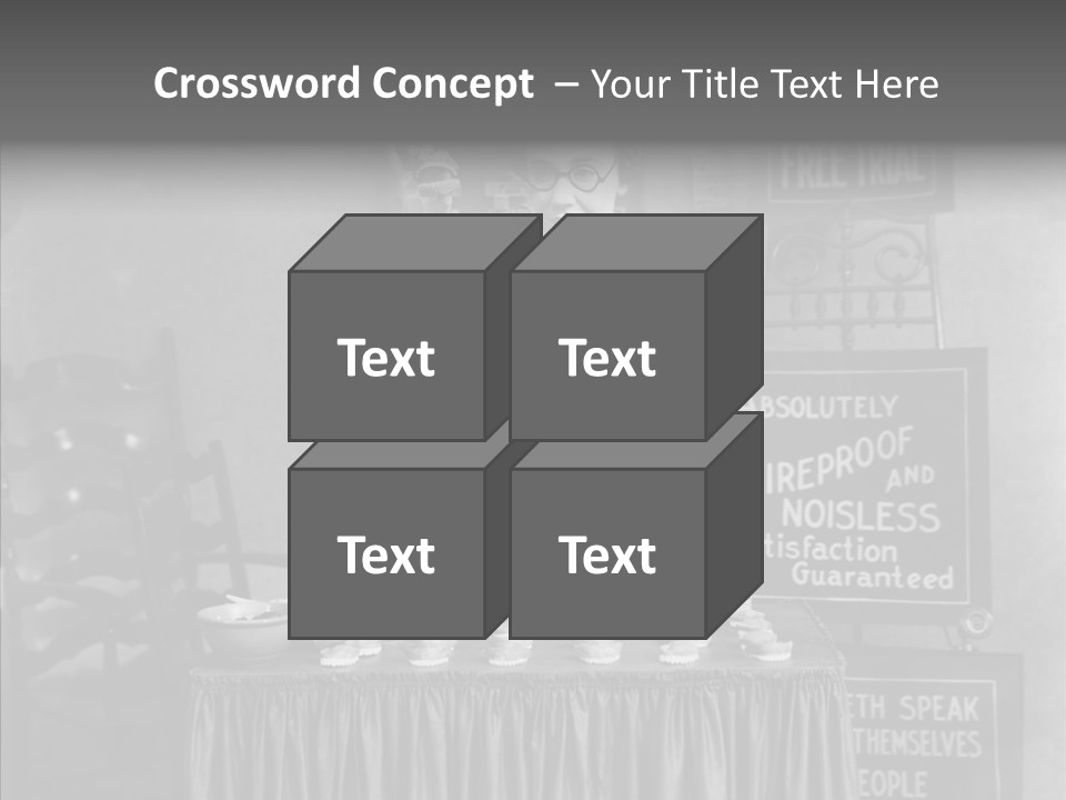 Capitalism Denture Absurd PowerPoint Template