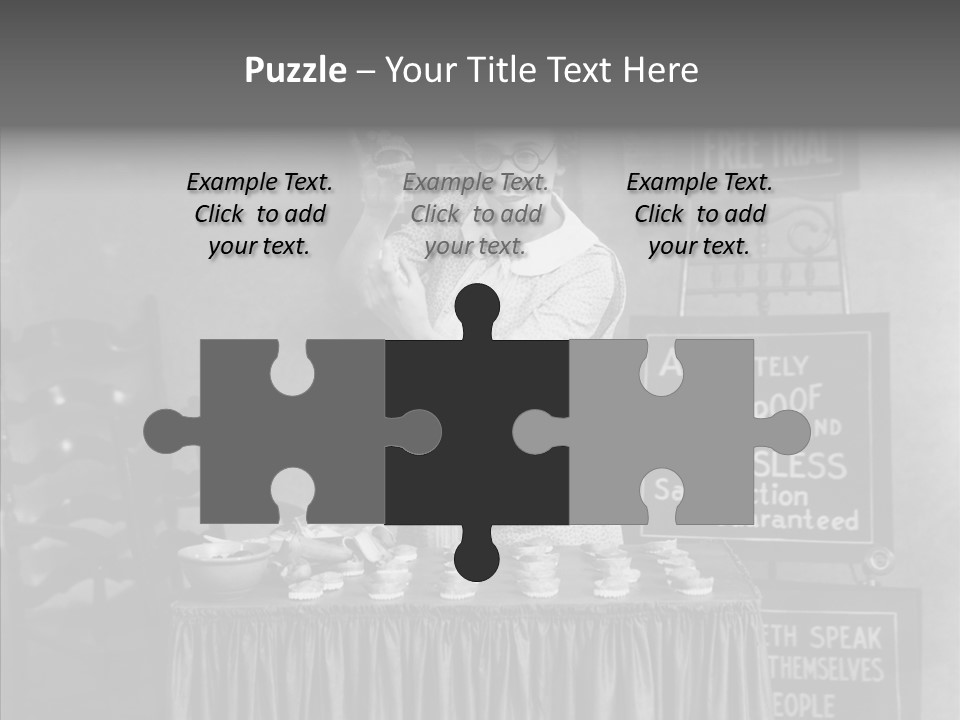 Capitalism Denture Absurd PowerPoint Template