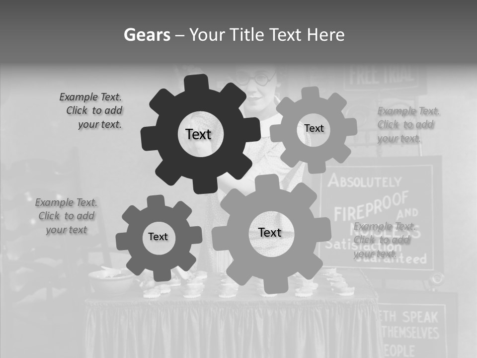 Capitalism Denture Absurd PowerPoint Template