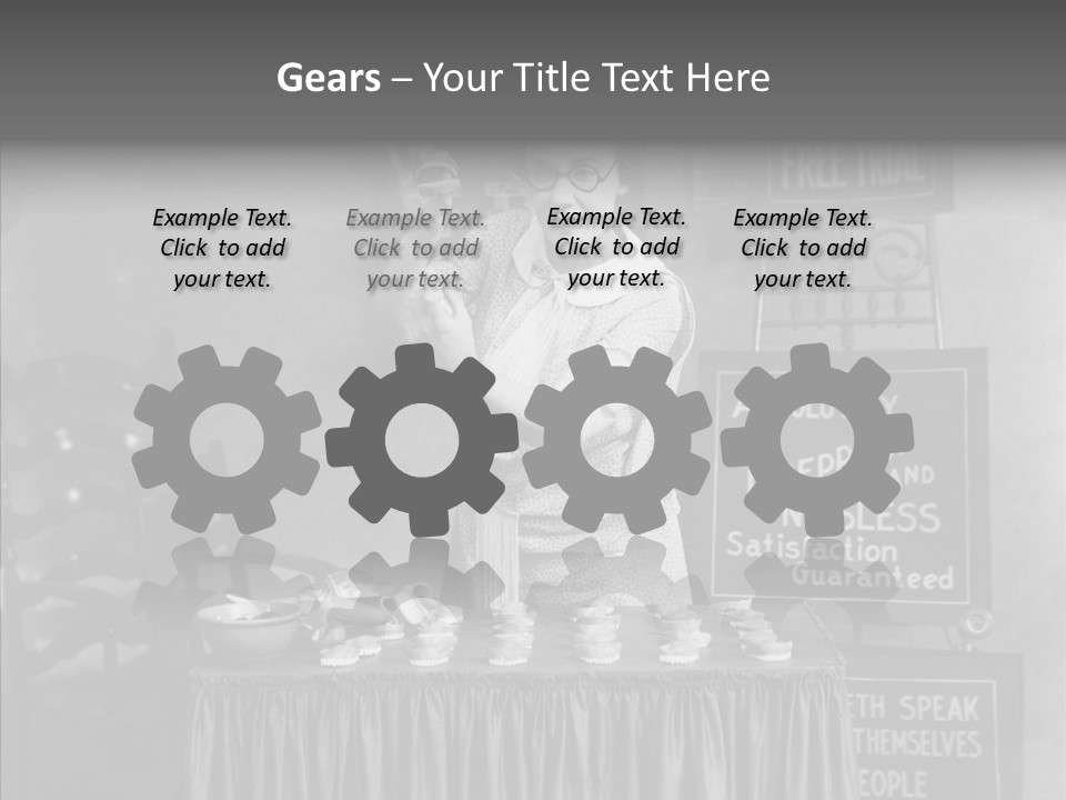 Capitalism Denture Absurd PowerPoint Template