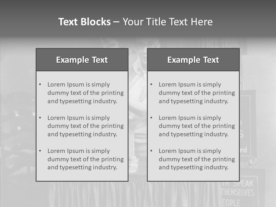 Capitalism Denture Absurd PowerPoint Template