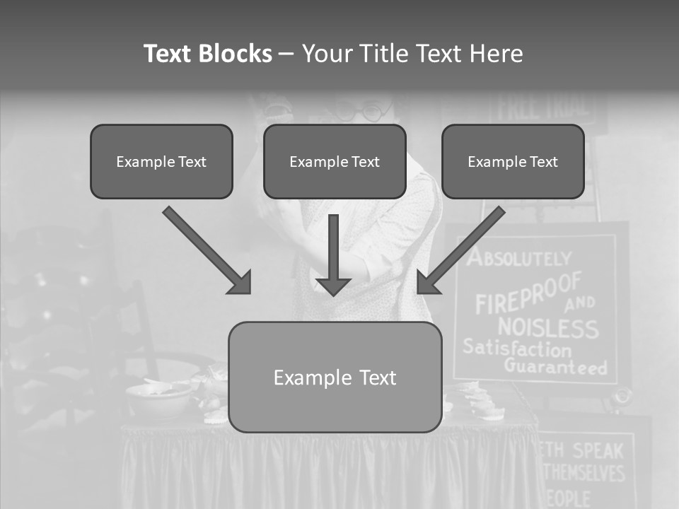 Capitalism Denture Absurd PowerPoint Template