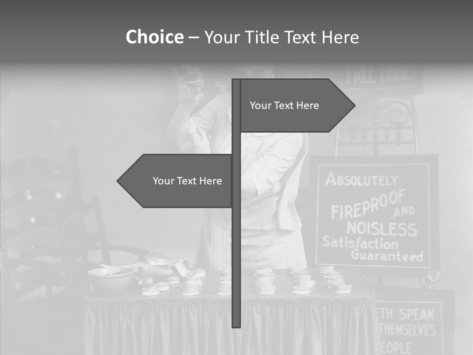 Capitalism Denture Absurd PowerPoint Template