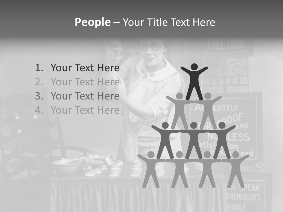 Capitalism Denture Absurd PowerPoint Template