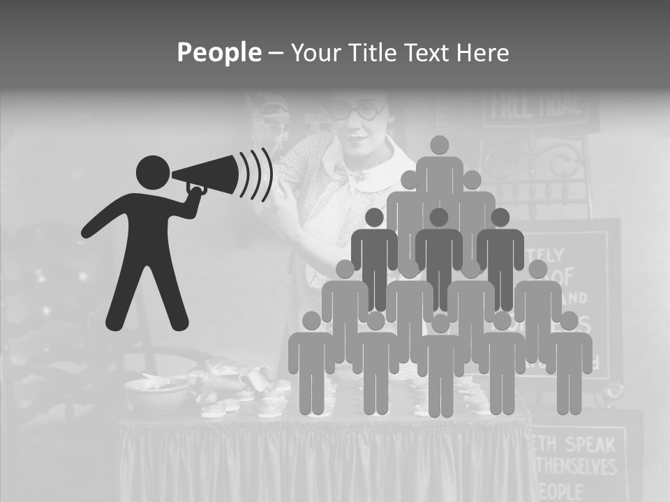 Capitalism Denture Absurd PowerPoint Template