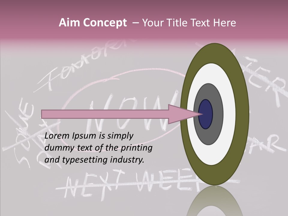 Drawing Now Urgency PowerPoint Template