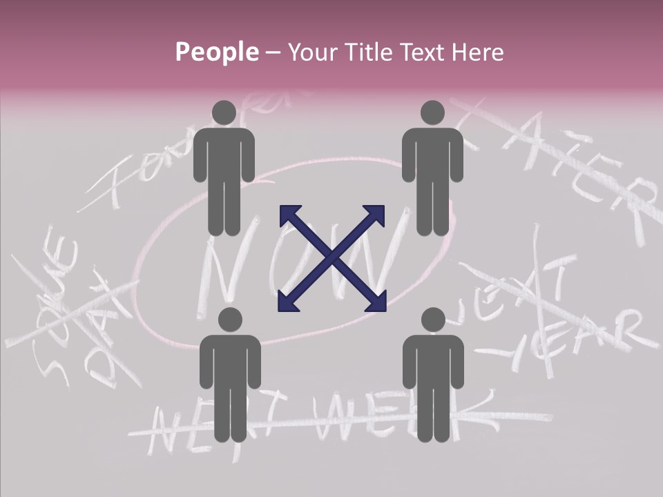 Drawing Now Urgency PowerPoint Template