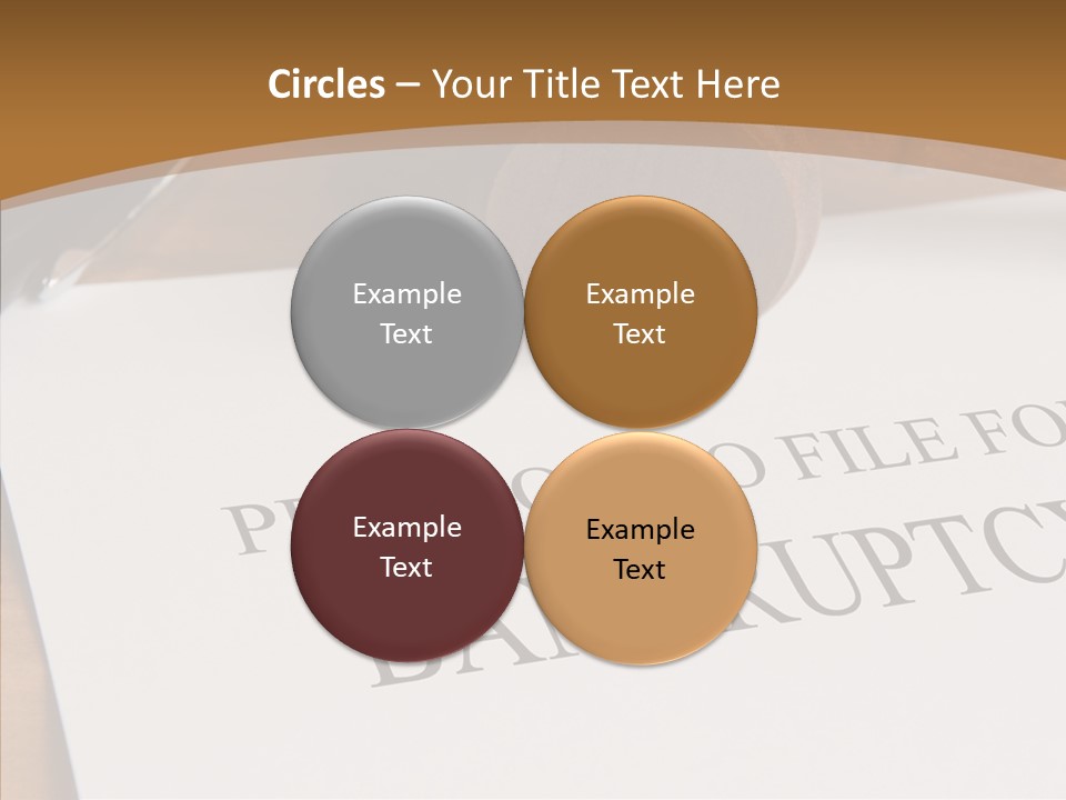 Law Insolvent Court PowerPoint Template