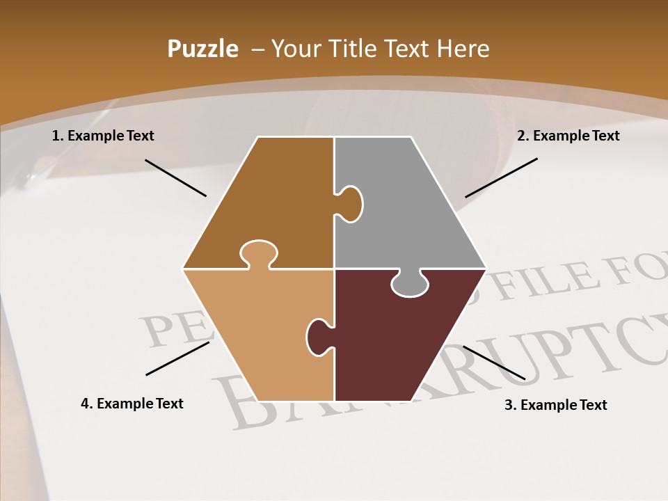 Law Insolvent Court PowerPoint Template