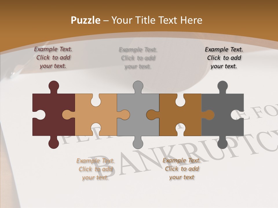 Law Insolvent Court PowerPoint Template