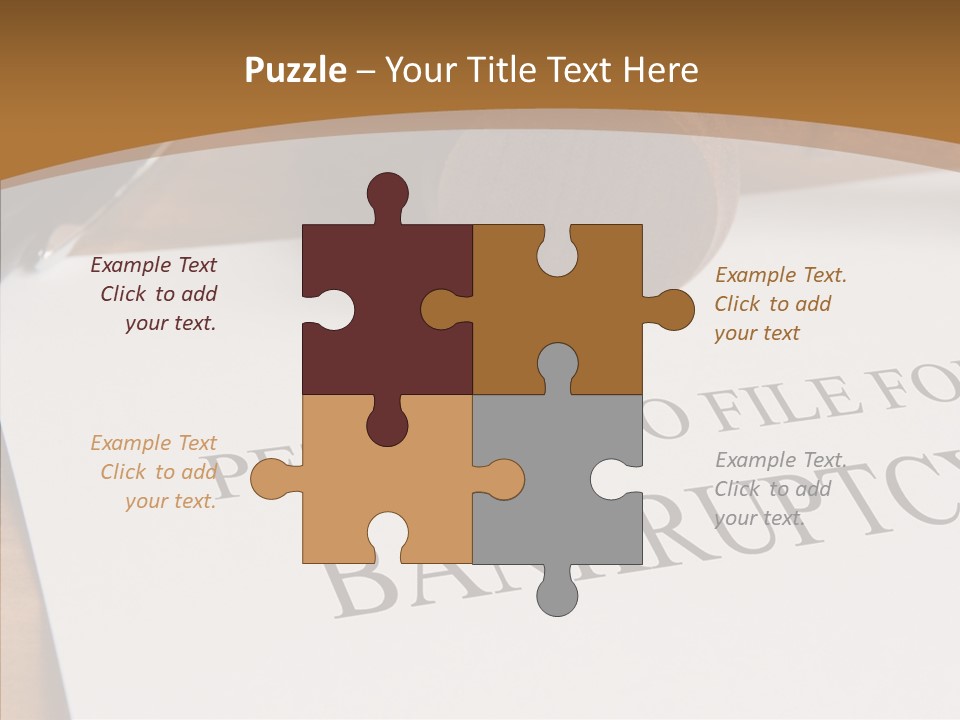 Law Insolvent Court PowerPoint Template