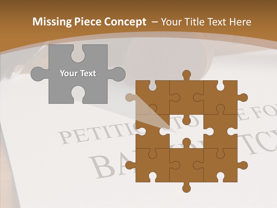 Law Insolvent Court PowerPoint Template