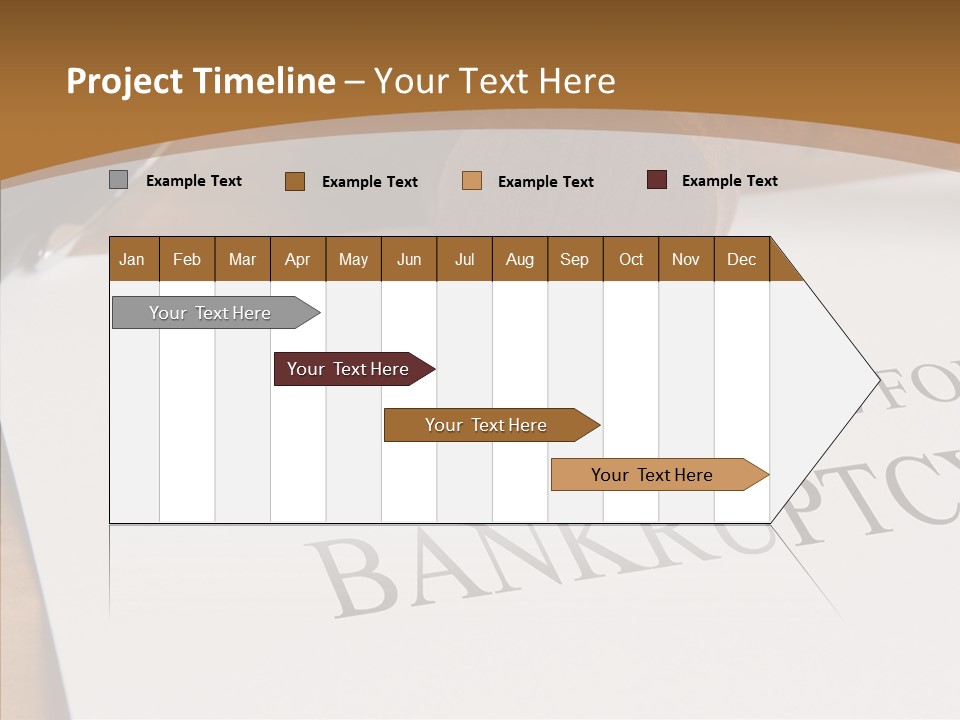 Law Insolvent Court PowerPoint Template