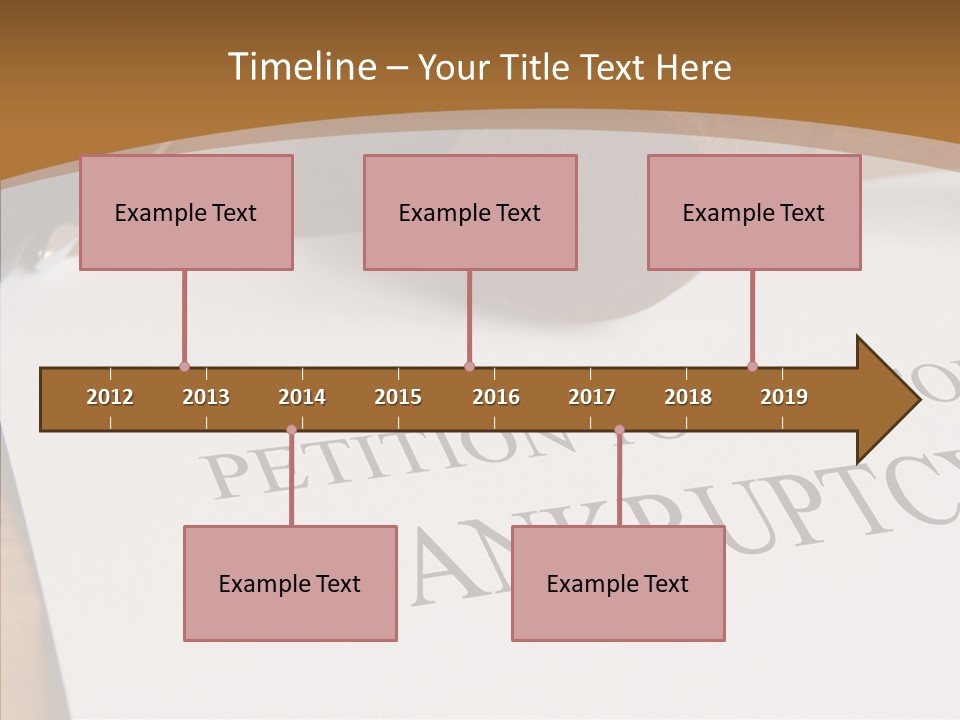 Law Insolvent Court PowerPoint Template