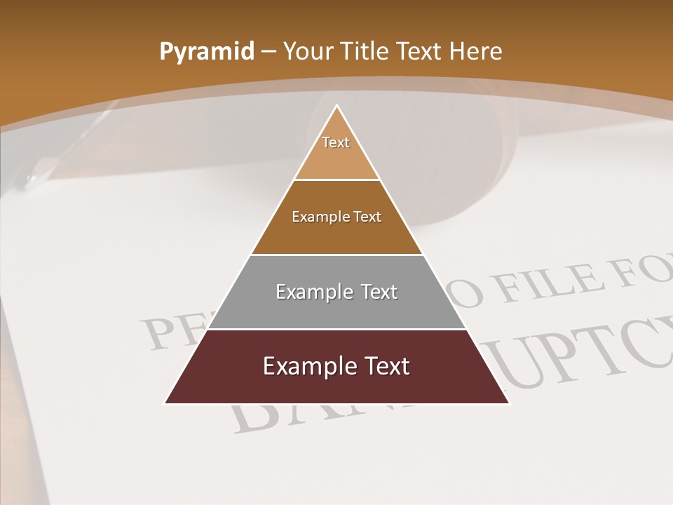 Law Insolvent Court PowerPoint Template