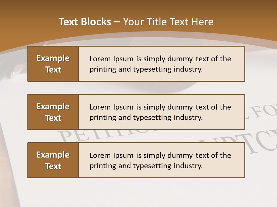 Law Insolvent Court PowerPoint Template